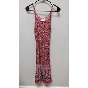 Knox Rose Red/White Floral Tiered Maxi Dress